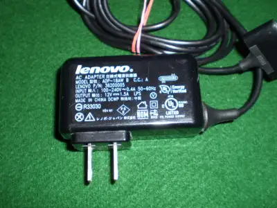Lenovo Tablet AC Adapter Charger, View more