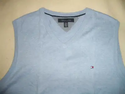 Vest cotton 100% Tommy Hilfiger size XXL , sky blue color., View more