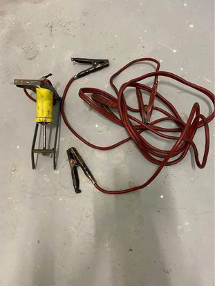 Booster Jumper Cable (8”) & small pump in Other in La Ronge