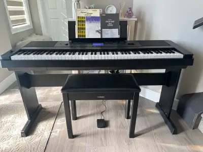 Premium YAMAHA Piano Keybord wiith authentic weighted keys, View more