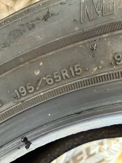 4 brand new Goodyear tires only on the car a month last year and then sold the car.