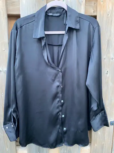 Zara Women's Satin Shirt L size, View more