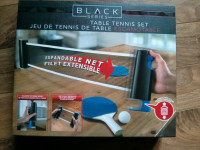 Black series Retractable Table Tennis Set