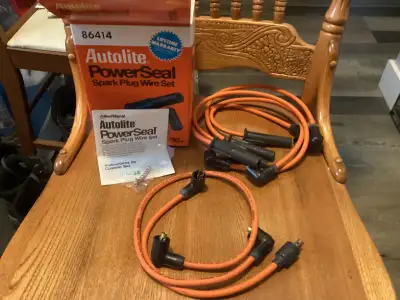 Have a Autolite #86414 plug wire set new in box , new old stock . I have more than one set so buyers...