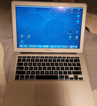 MacBook Air, mid 2011 13.3", Intel i7,  4GB Ram, 250GB HD