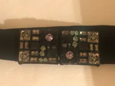 BCBG Max Azria multicolour gem belt size 4, View more