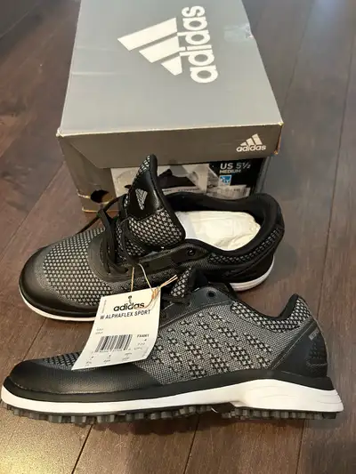 Brand New Adidas AlphaFlex Women’s Golf Shoes Size 5.5, Voir plus