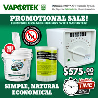 Vaportek Odor-Neutralizing System Promotional Sale