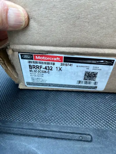 Selling a pair of used Ford Motorcraft brake discs, part number BRRF-432 ML3Z-2C026-C. These discs a...