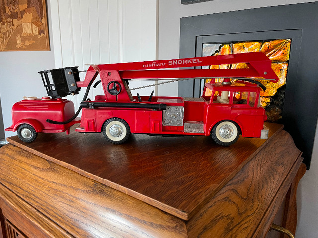 Fire truck toy funmate Snorkel 1960's in Toys & Games in North Bay