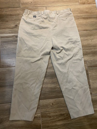 Notre Dame Cutter And Buck Pants Slacks Trousers 36