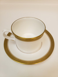 Royal Worcester Davenham - Gold Edge Teacup and Saucer