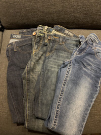 Skinny Jeans size 1 Vans, Volcom, Bluenotes