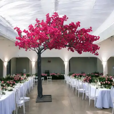 High Quality Artificial Bougainville Tree for rental and purchase in hot pink Rental price: 8ft -$15...