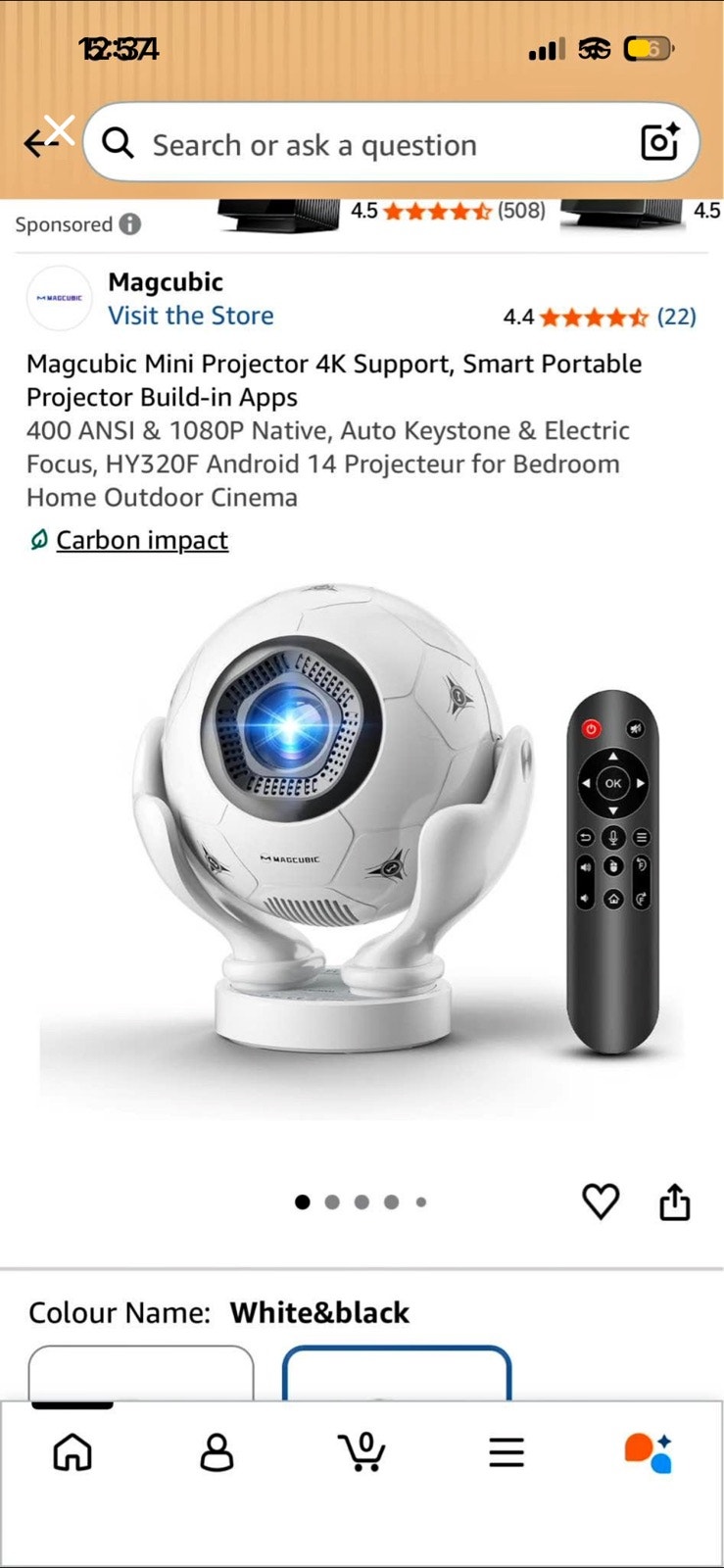 Magcubic Smart Portable Projector | Stereo Systems & Home Theatre ...
