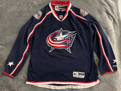 Reebok Columbus Blue Jackets Hockey Jersey XL, View more