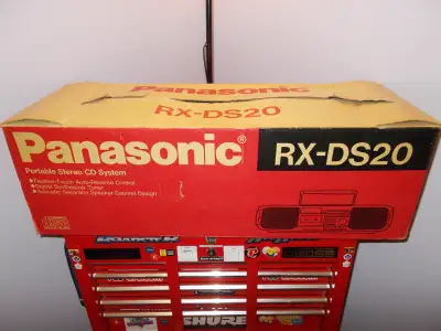 Panasonic RX-DS20 Portable Stereo w/ CD Player & Tape Cassette, View more