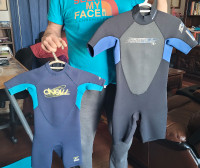 2x O'Neill Children's Wetsuits - Size 4 and 12