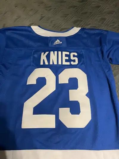 Knies Toronto Maple Leafs Blue Home Jersey New, View more