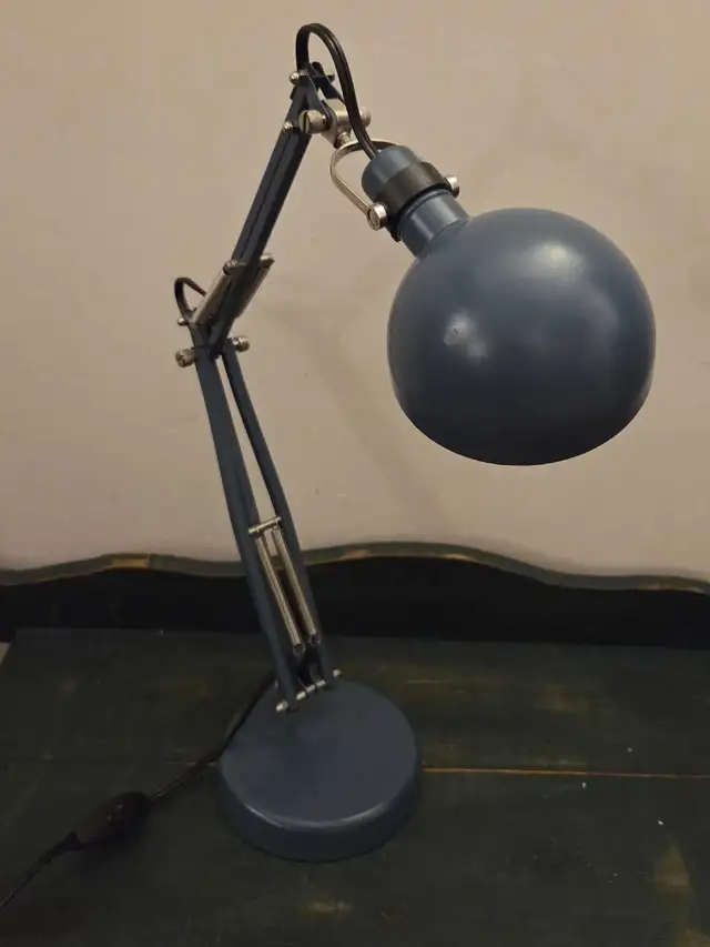 Vintage IKEA FORSA Blue Desk Work Lamp w/Adjustable Arm  in Indoor Lighting & Fans in City of Toronto - Image 8