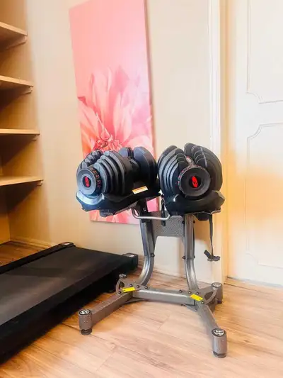 Bowflex SelectTech 1090 Dumbbells with Stand, View more