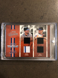 Mike Piazza/ Al Lester Team Tandems Jersey Card