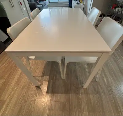 Dinning table with 4 chairs , View more