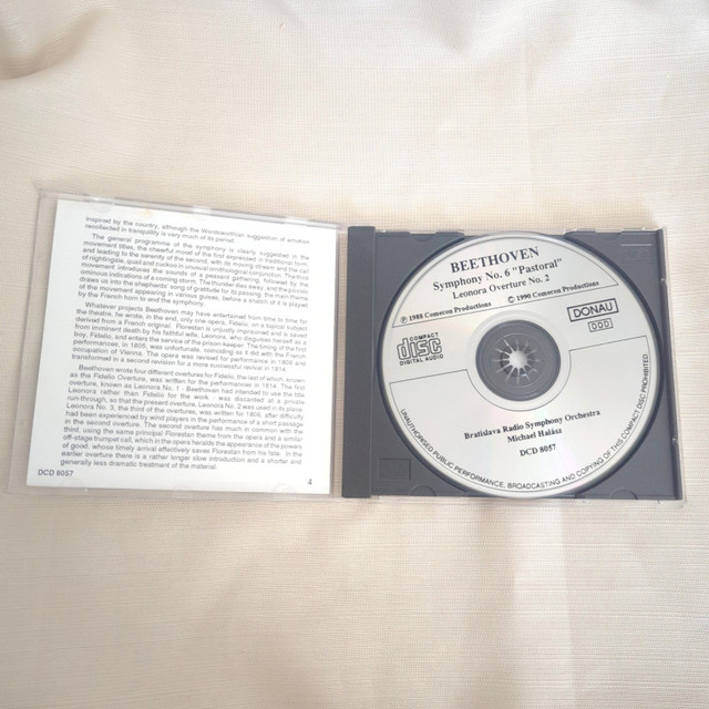 Beethoven Symphony No.6 in F Major, Op.68 "Pastoral" CD in CDs, DVDs & Blu-ray in Markham / York Region - Image 3