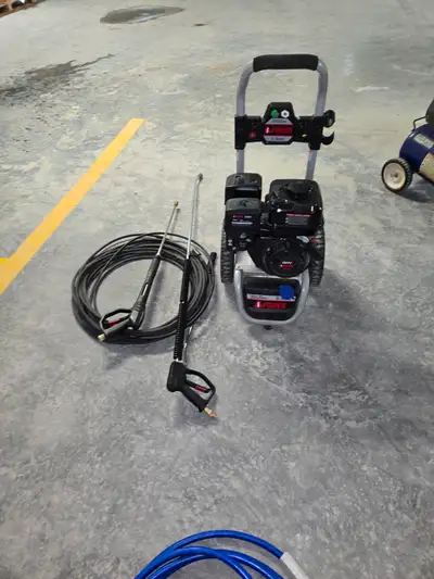Pressure washer for sale only used about 6 times,comes with 2 wands and about 80ft of hose. Asking $...