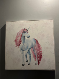 Framed painting (wall decor pony)