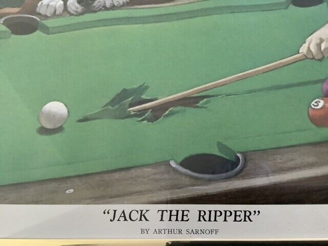 Vintage “Jack the Ripper” Print by Artist Adam Sarnoff in Arts & Collectibles in Belleville - Image 3