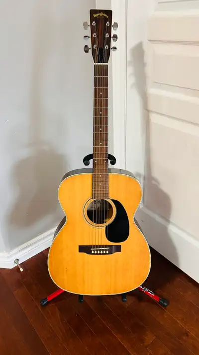 Vintage Sigma GCS-6 Grand Concert Acoustic Guitar in Natural, View more