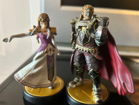 Super Smash Bros. Zelda and Ganondorf amiibo