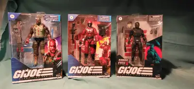 Gijoe classified #1,16,50 snake eyes, crimson guard, road block, View more