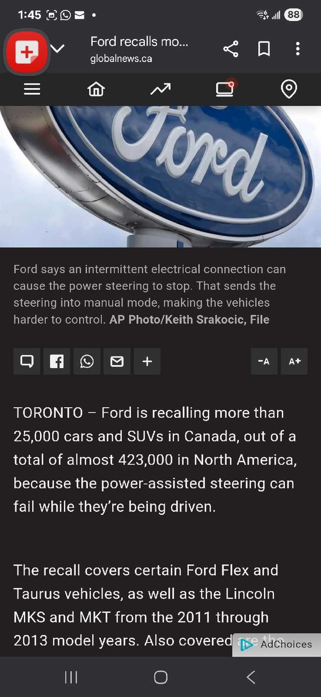 FORD FLEX power steering help/ class action in Cars & Trucks in Ottawa - Image 2