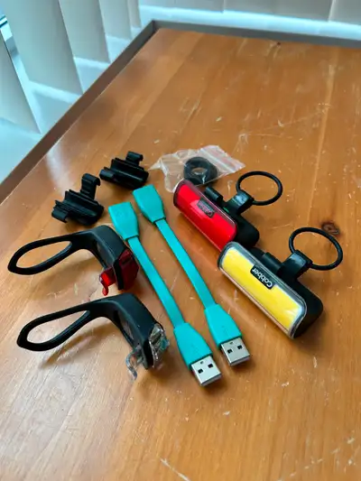 330 lumens up front, 330 degrees, IP67 waterproof. Purchased for $126 after tax at Bicicletta. 9/10...