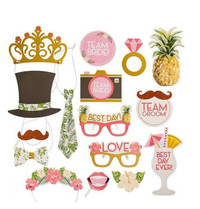 Tropical Wedding Photo Booth Props - 16ct