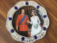 Prince William and Kate Wedding Plate, 7.75”