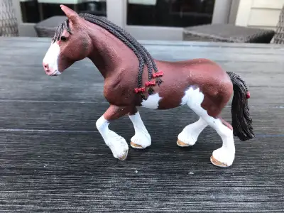 Schleich Farm World Clydesdale Mare Horse Toy, View more