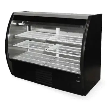 You are viewing a brand new Howard McCray floor standing Glass Deli Case Refrigerator in a black and...