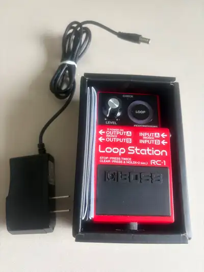 Boss RC-1 Loop Station Pedal with Adapter, View more
