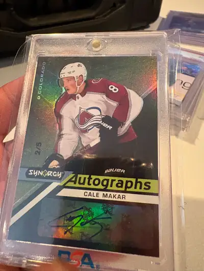 Cale Makar Auto Card, View more