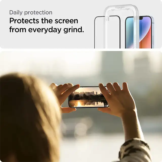 Spigen Screen Protector for iPhone 13 Pro Max in Cell Phone Accessories in Hamilton - Image 6