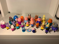 Lot of 24 Peppa Pig Mini Action Figures plus More+