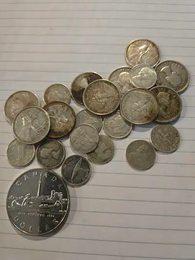 Canadian decimal scrap silver for spot. , View more