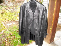 Man's GENUINE LEATHER TOPPER COAT