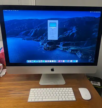 $450 cash mouse not included Retina sk27-inch 2017 Processor 3.4 GH2 quad core intel core i5 Graphic...