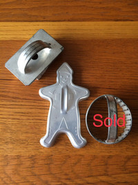 VINTAGE COOKIE CUTTERS separately priced