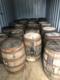  Clean Whiskey barrels 