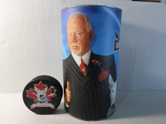 Hockey Night In Canada Don Cherry Coin Bank & Puck in Arts & Collectibles in Kitchener / Waterloo